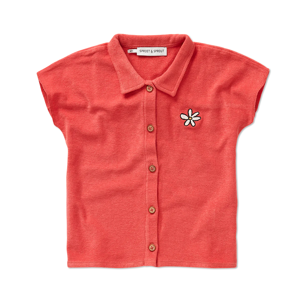 Sproet & Sprout Terry Blouse Girls | Rose Petal