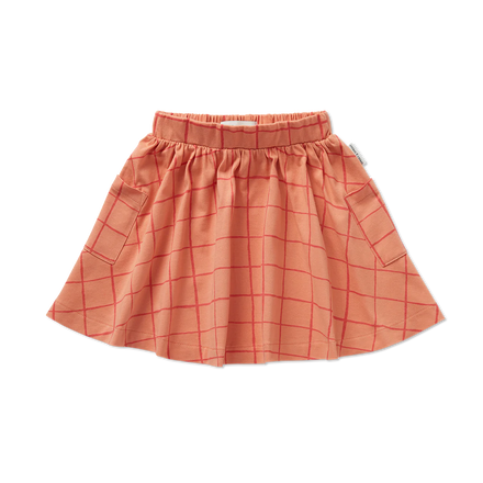 Sproet & Sprout Rok Pockets Check Print | Blush