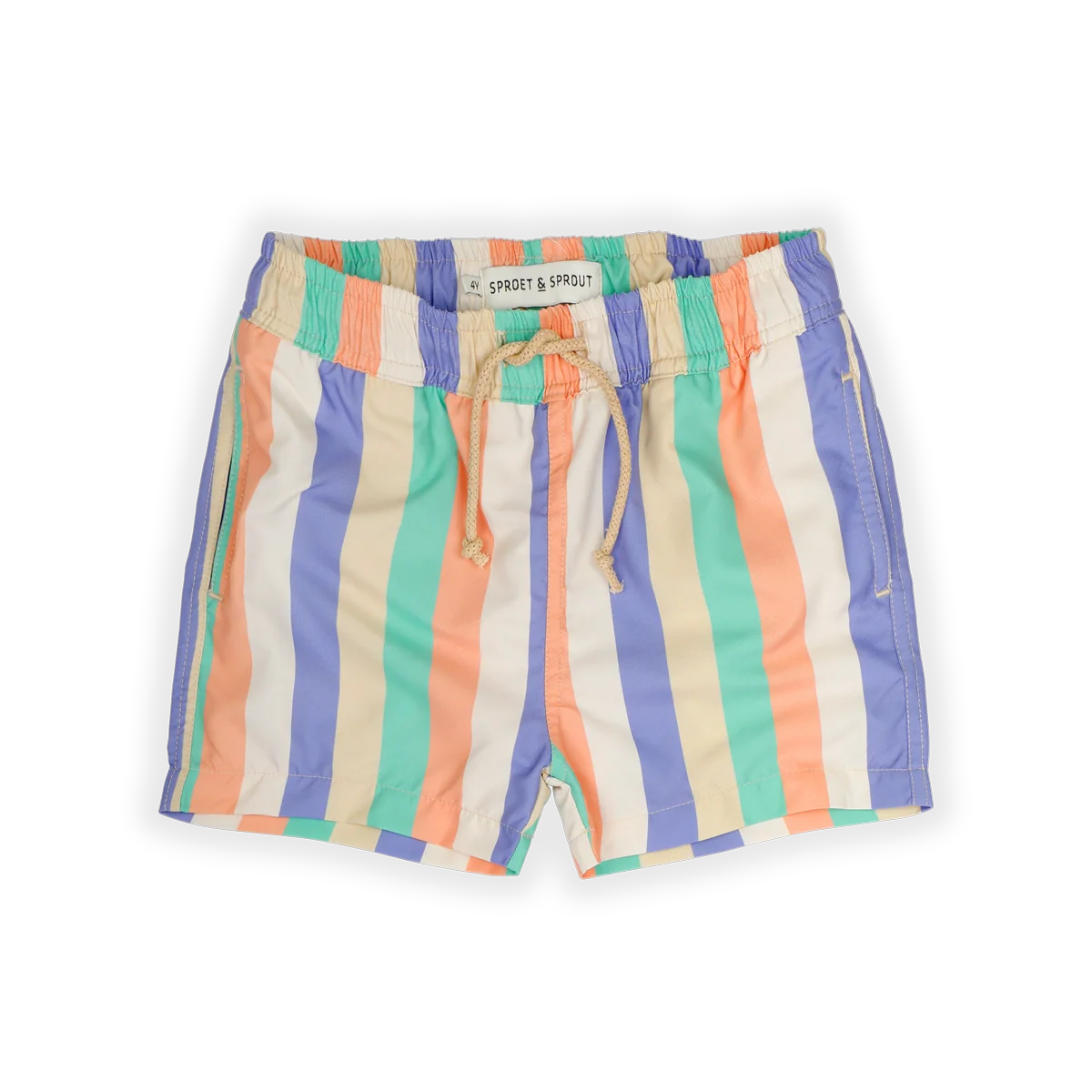 Sproet & Sprout Zwemshort Multi Colour Gestreept | Nectarine