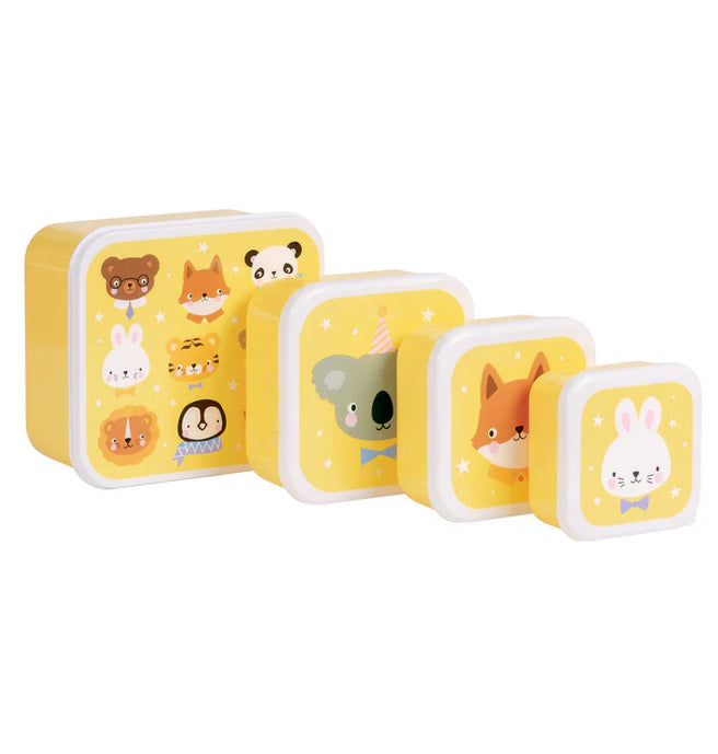 A Little Lovely Company Lunch & Snack Box Set | Dierenvriendjes