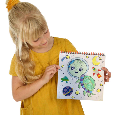 SES Creative Doe Kleurboek Glow In The Dark 3 In 1