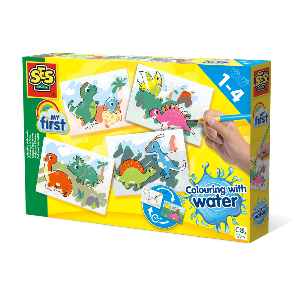 SES Creative My First | Kleuren Met Water Dino's