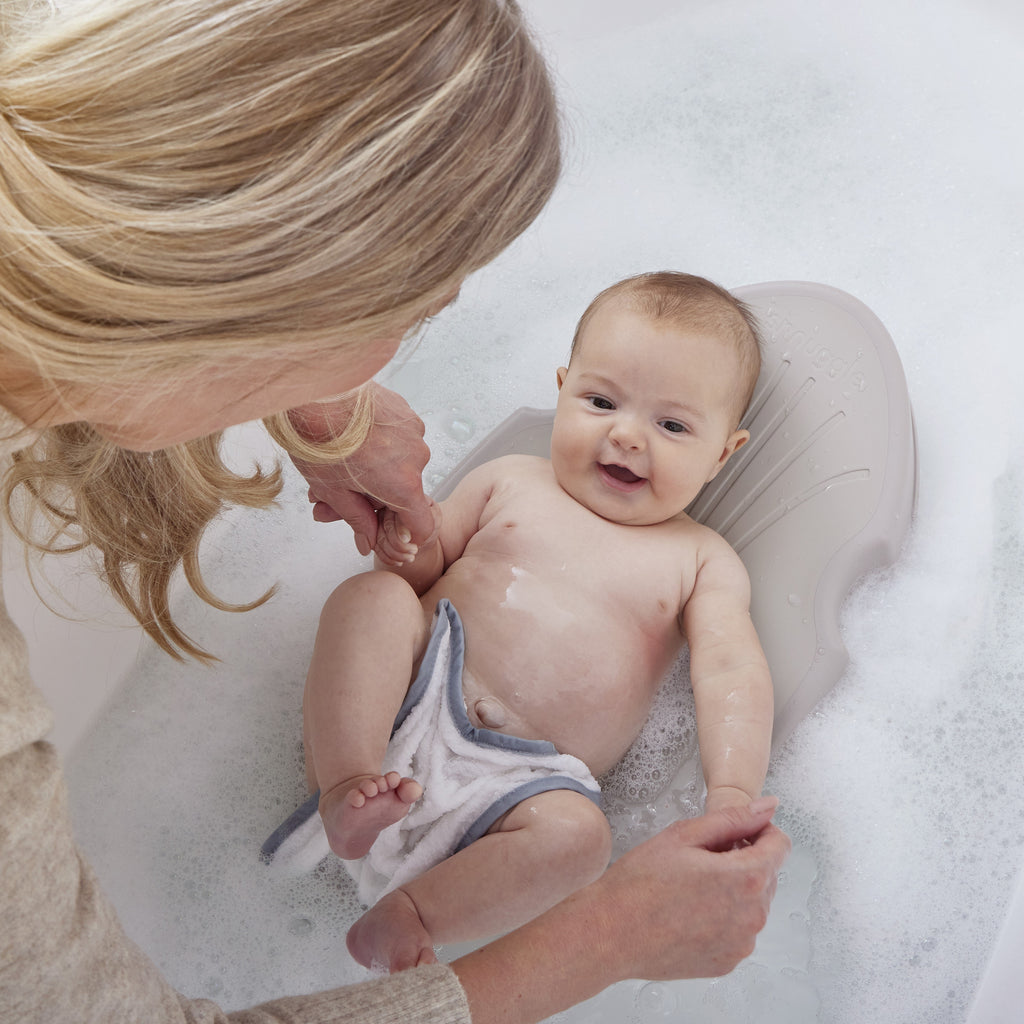 Shnuggle Newborn Badsteun voor baby's | Taupe