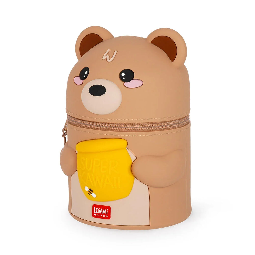 Legami pennenhouder Teddy Bear Honey met plaats voor tot wel 100 uitwisbare gelpennen