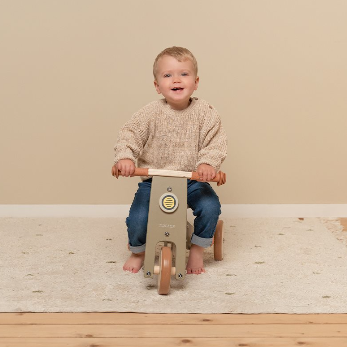 Little Dutch Loopfiets Driewieler | Olive