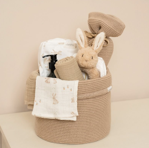 Little Dutch Monddoekjes set hydrofiel Baby Bunny / Beige | Meerkleurig