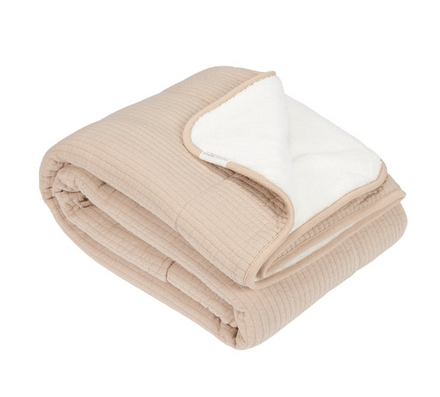* Little Dutch Wiegdeken 70x100cm Pure Beige | Beige