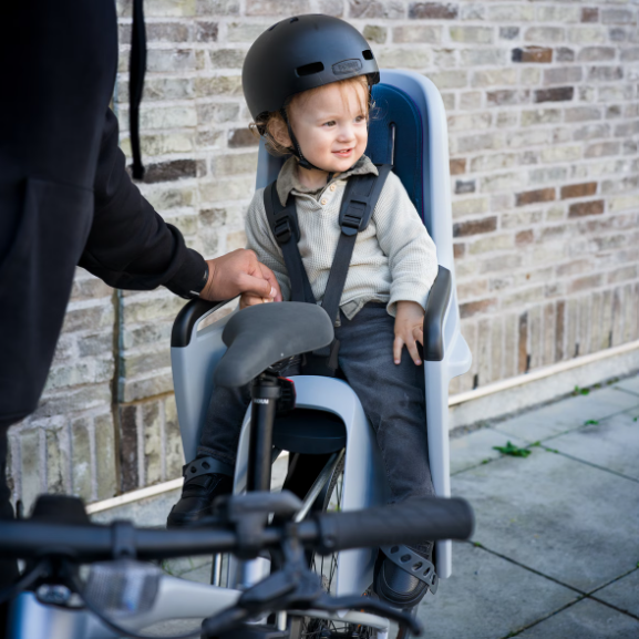 Thule Ride Along 2 Kantelbaar Fietsstoel Achterop Frame Montage | Lichtgrijs