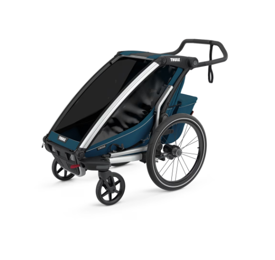 Thule Chariot Cross Enkelzits Multisport-Fietstrailer Enkel | Majolica Blue