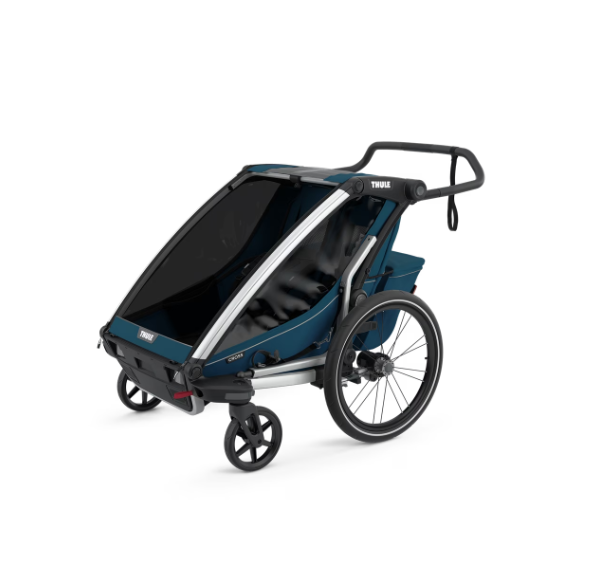 Thule Chariot Cross Dubbelzits Multisport-Fietstrailer Dubbel | Majolica Blue