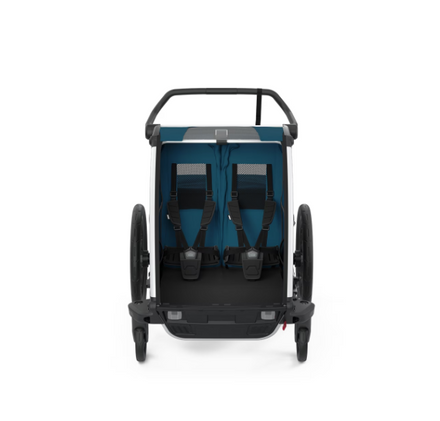 Thule Chariot Cross Dubbelzits Multisport-Fietstrailer Dubbel | Majolica Blue