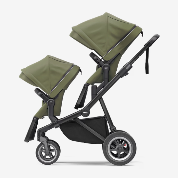 Thule Sleek Stadskinderwagen  Met Reiswieg | Soft Green