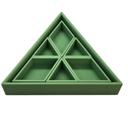 Grennn Inlegdriehoekje 'mandigo' Groen