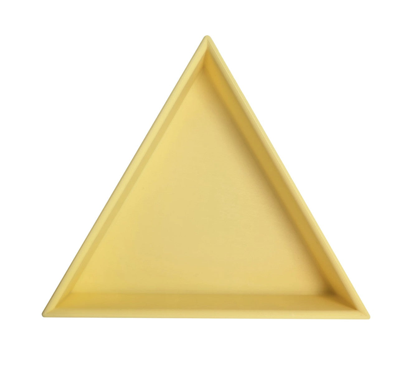 Grennn Inlegdriehoekje 'mandigo' Pastel Geel