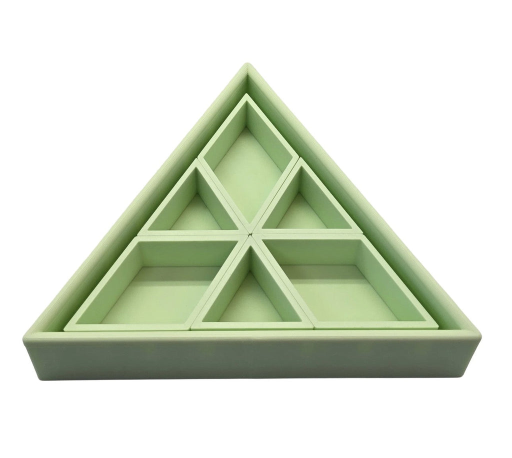 Grennn Inlegdriehoekje 'mandigo' Pastel Groen