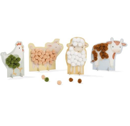 Little Dutch Knutselset Pompom | Little Farm