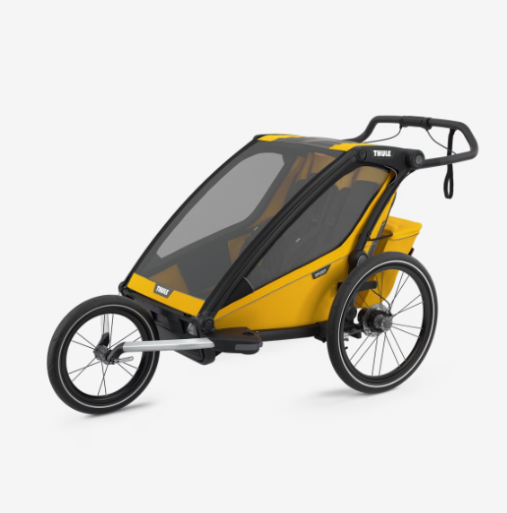 Thule Chariot Sport 2 Dubbel | Black / Spectra Yellow