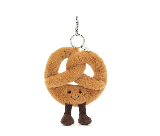 Jellycat Knuffel Sleutelhanger Amuseables Pretzel