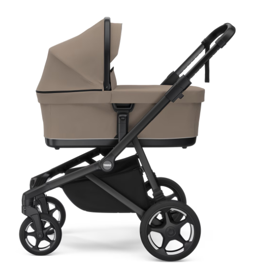 Thule Sleek 2 Stadskinderwagen Met Reiswieg | Tinted Taupe On Black - PRE ORDER LEVERING VANAF 15/09