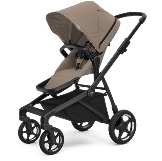 Thule Sleek 2 Stadskinderwagen | Tinted Taupe On Black - PRE ORDER LEVERING VANAF 15/09