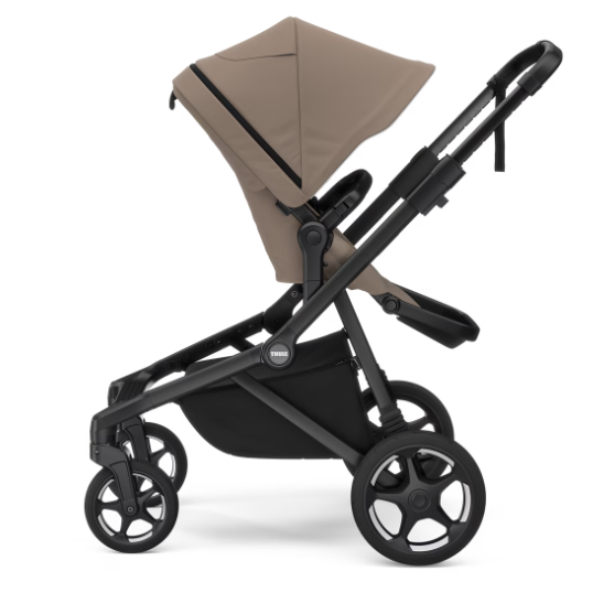 Thule Sleek 2 Stadskinderwagen | Tinted Taupe On Black - PRE ORDER LEVERING VANAF 15/09