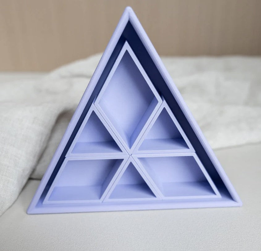 Grennn Inlegdriehoekje 'mandigo' Pastel Paars