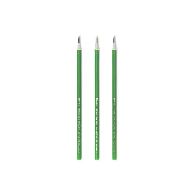 Legami Uitwisbare Erasable Gelpen Set 3 Navullingen | Groene Inkt