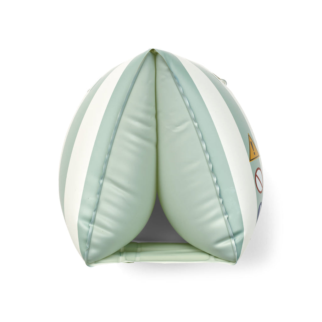 Liewood Shirley Zwembandjes 15-30 KG | Stripe Dusty Mint / Creme De La Creme