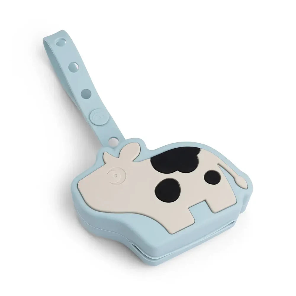 Done By Deer Silicone Fopspeenhouder Dotti Blue