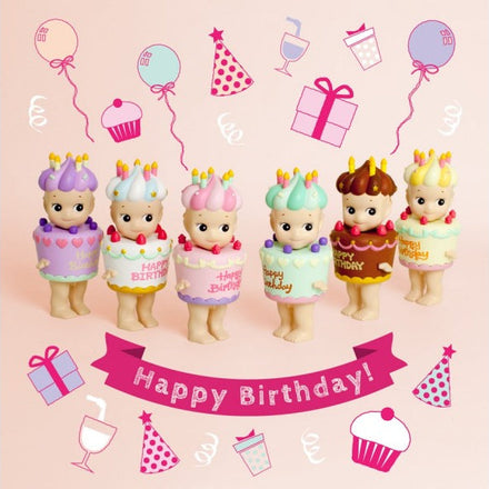 Sonny Angel Gelukspopje Happy Birthday Series | 1 stuk