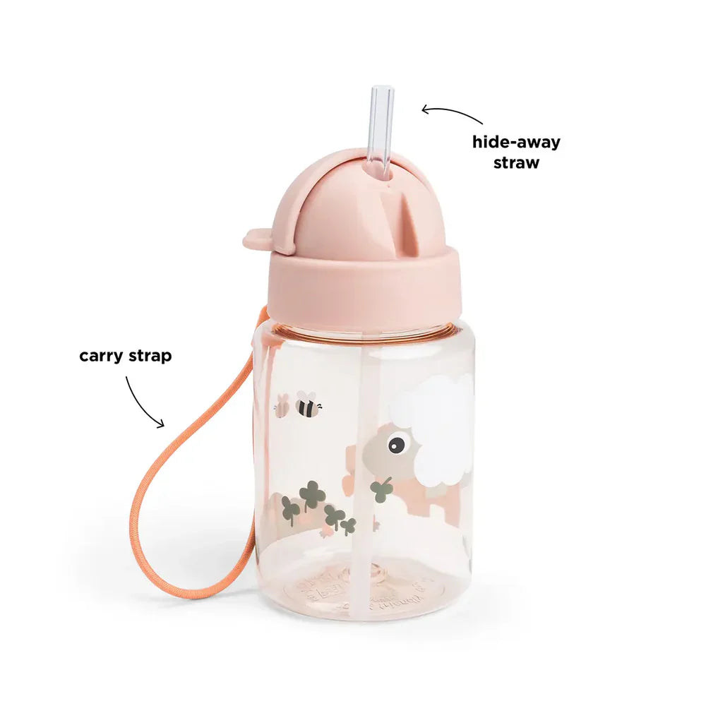 Done By Deer Drinkfles Met Rietje Tiny Farm Powder