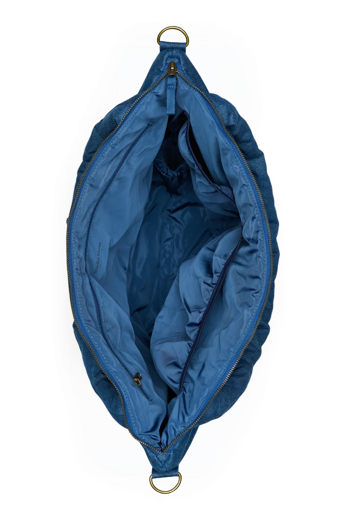 Studio Noos Luiertas met rits | Donkerblauwe Denim