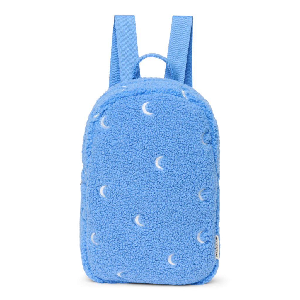 Studio Noos Mini Rugzakje | Lichtblauw Teddy Moons