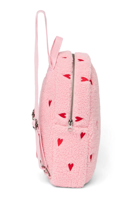 Studio Noos Mini Rugzakje | Lichtroze Teddy Hearts