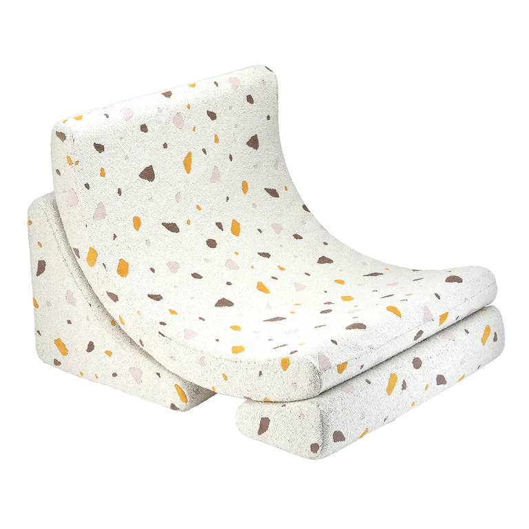 Wigiwama Beanbag Moon Chair | Terrazzo Marble