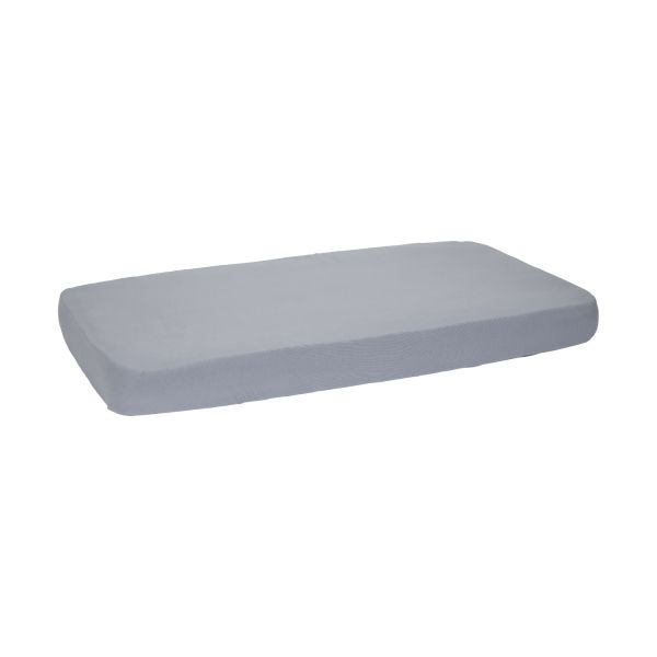 Little Dutch Hoeslaken 1-Persoons Pure Denim Blue | Blauw