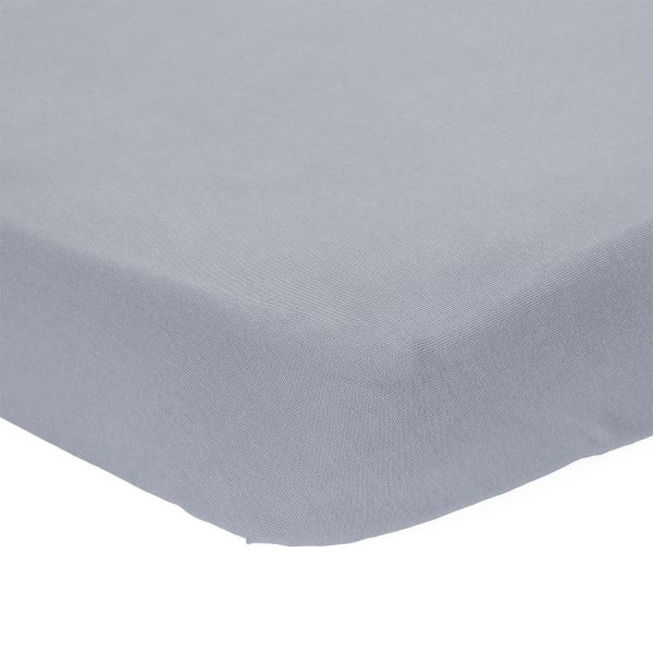 Little Dutch Hoeslaken 1-Persoons Pure Denim Blue | Blauw