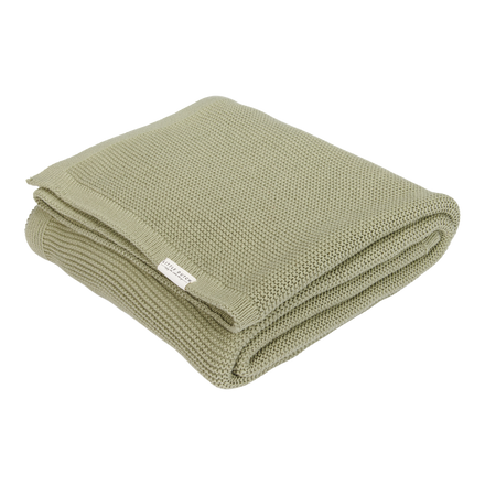 Little Dutch Gebreid Ledikantdeken 110x140cm Beige | Olive