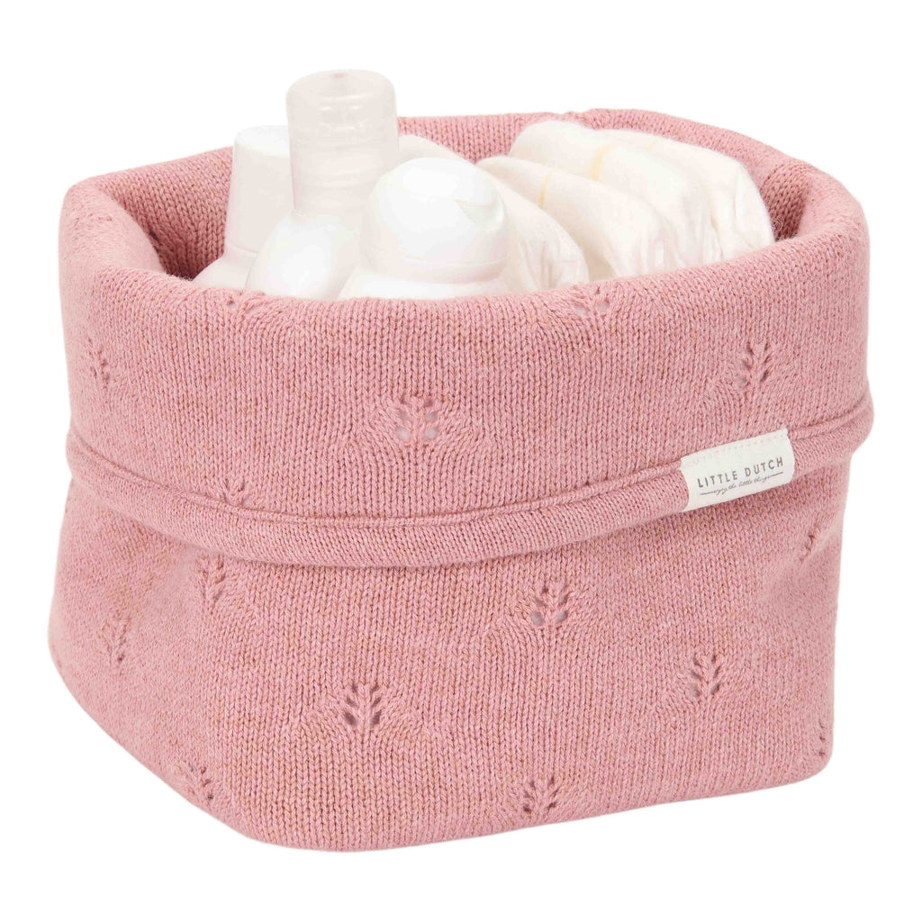 Little Dutch Commodemandje Klein Gebreid Pure Pink Blush | Roze