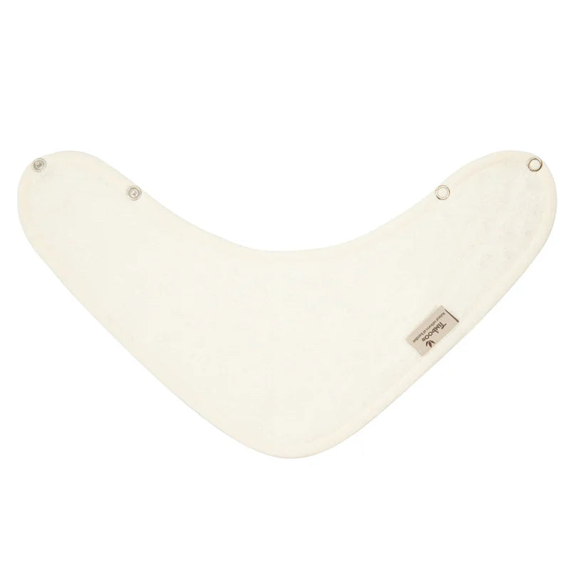 Timboo Bandana Slab Bamboe Kwijlsjaaltje Dubbele Laag | Daisy White