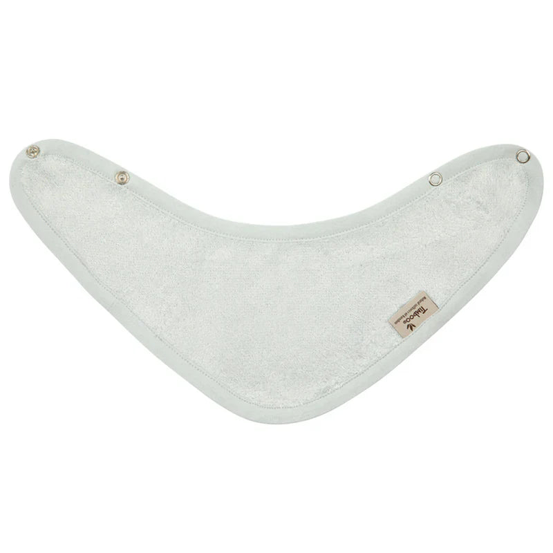 Timboo Bandana Slab Bamboe Kwijlsjaaltje Dubbele Laag | Riviera Blue