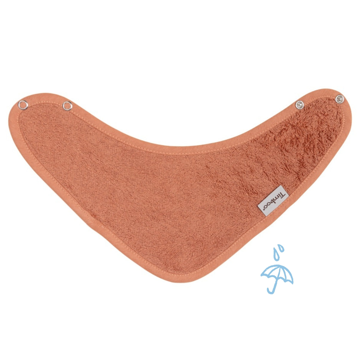 Timboo Bandana Slab Bamboe Waterproof | Sunrise Orange