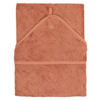 Timboo Bamboo XXL Badcape 95x95cm | Sunrise Orange