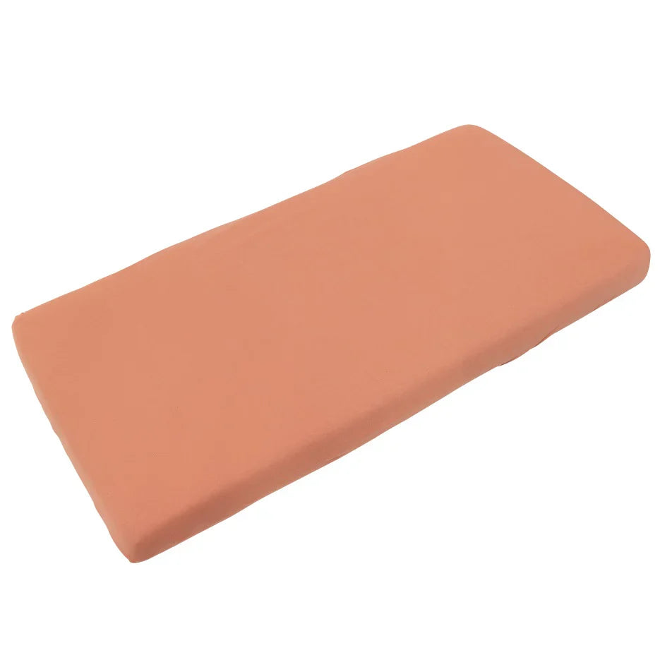 Timboo Hoeslaken Bamboe 60x120cm | Sunrise Orange