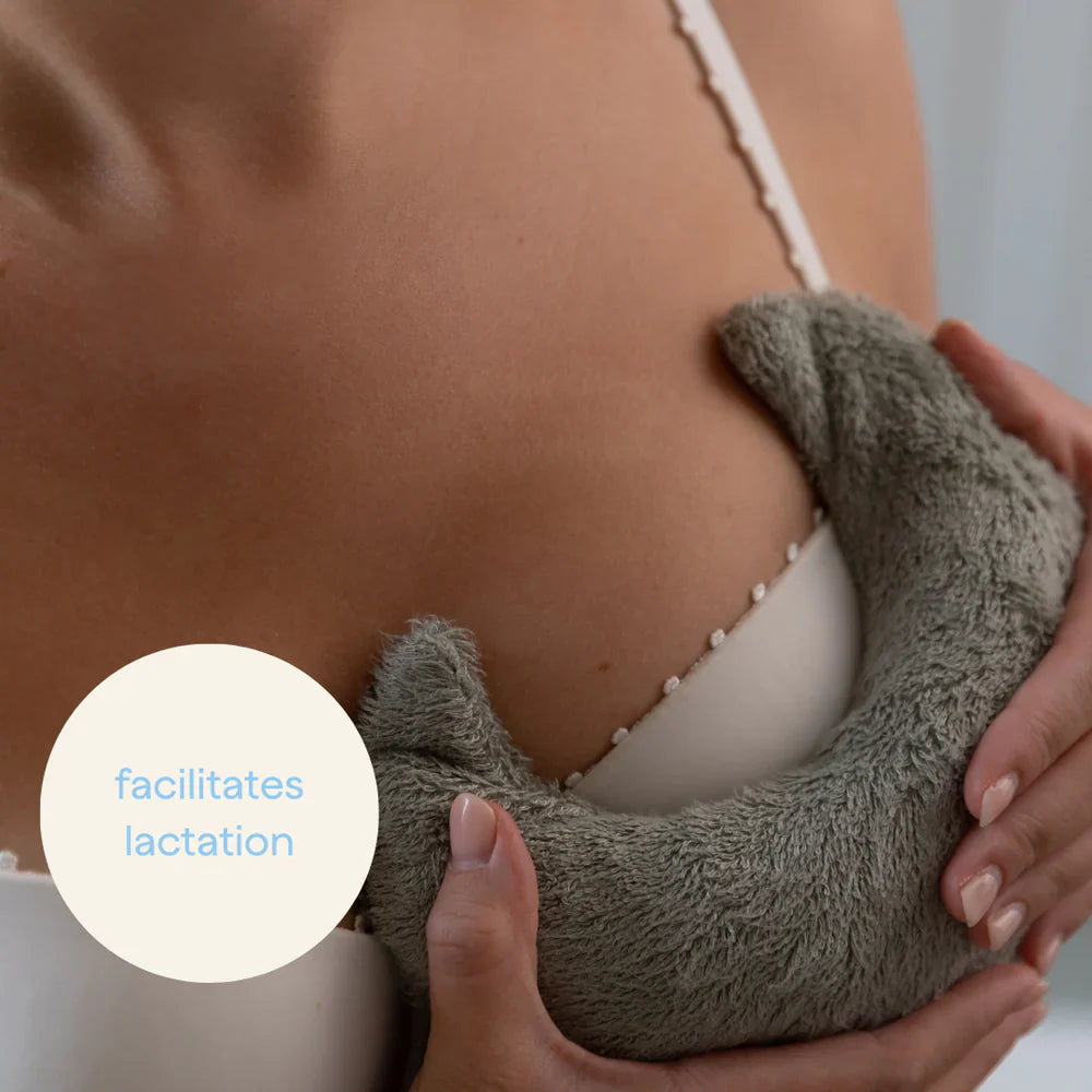 Timboo Knuffel Warmtekussen Relaxing Heat Moon | Riviera Blue