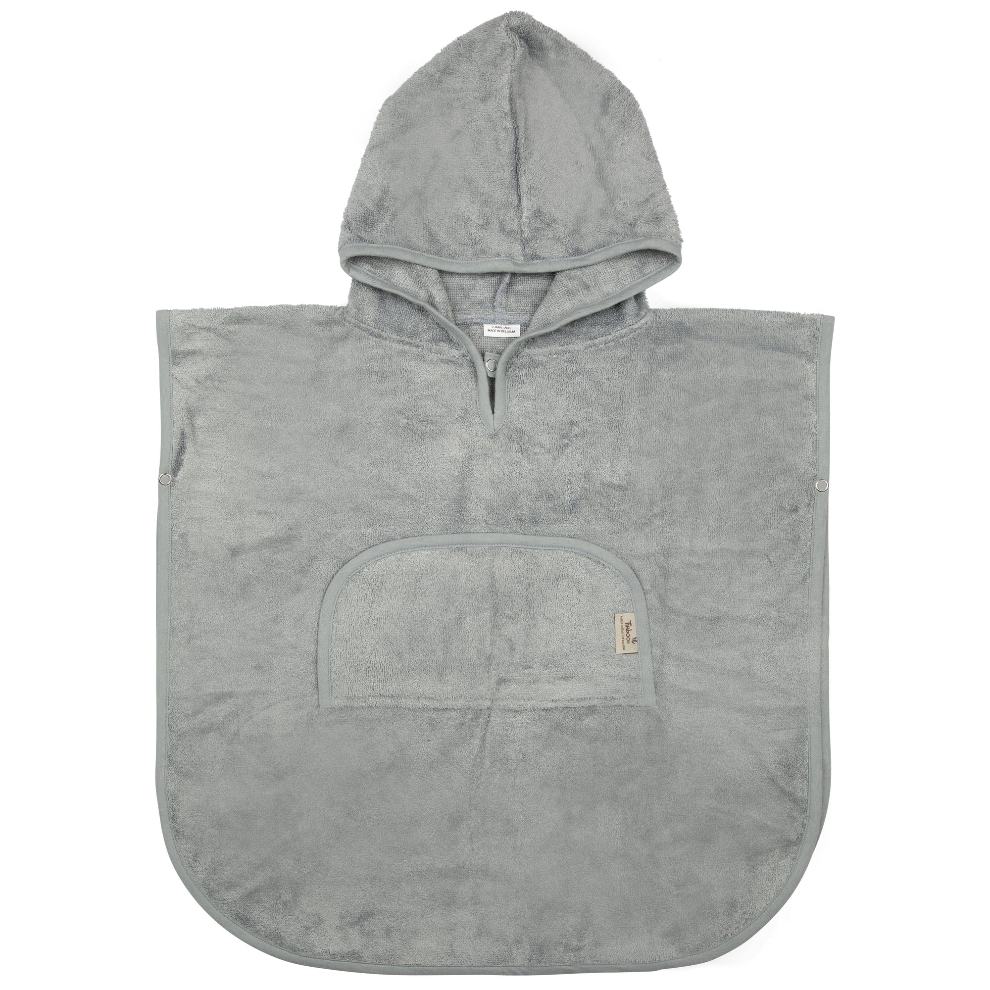 Timboo Poncho Met V-Hals Bamboo 4-6Y | Moon Blue