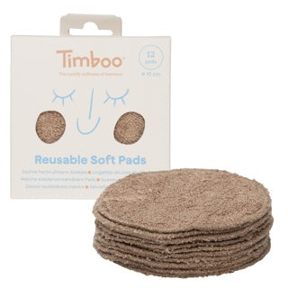 Timboo Herbruikbare Wattenschijfjes Set 12 | Savannah Sand