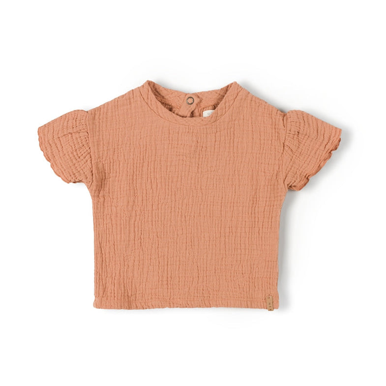 Nixnut Fly T-Shirt - Muss | Peach