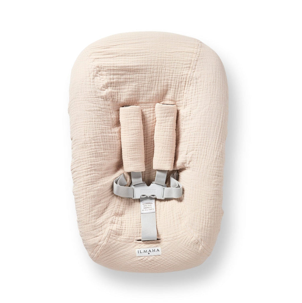 Ilmaha Hoes Voor Newborn set Tripp Trapp | Hydrofiel Champagne