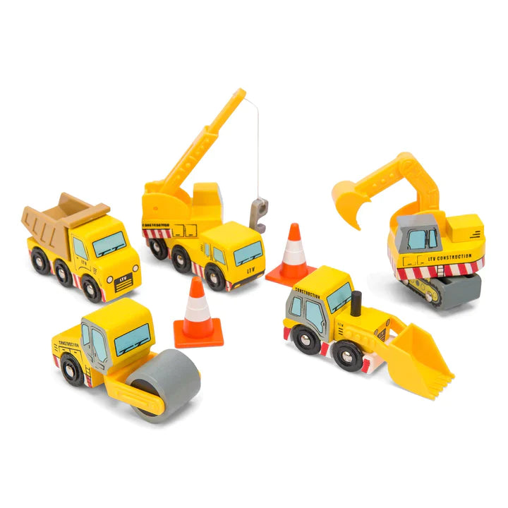 Le Toy Van Set Auto's Contruction